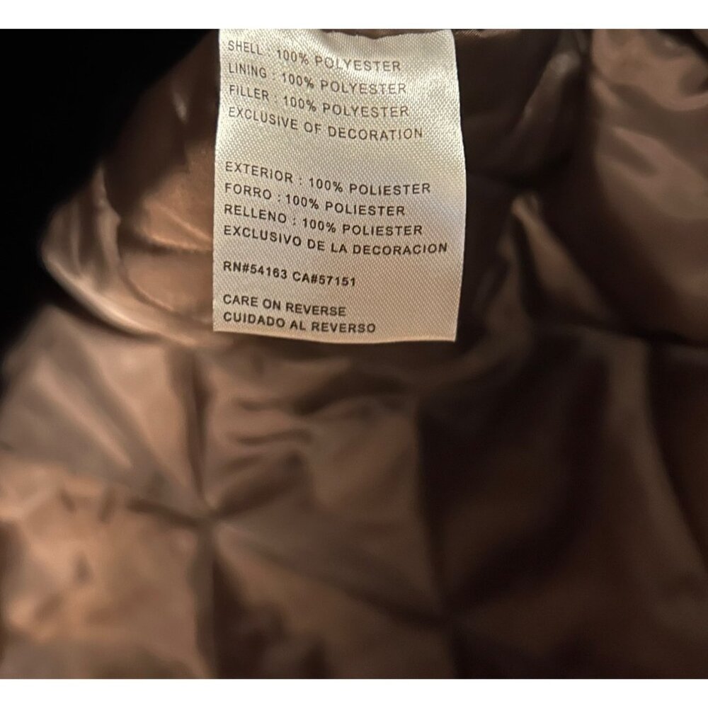 Cleveland Browns NFL Hooded Jacket L Red & Brown Polyester - Picture 5 of 7